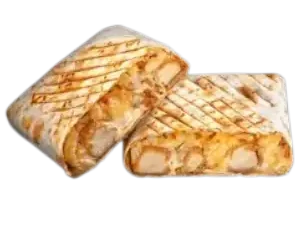 Tacos L’insomniaque Poulet mariné Cordon bleu Cheddar, sauce fromagère