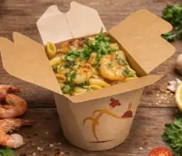 Penne crevette crème